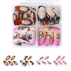 Set artistico per unghie a pressione ispirato ad Halloween
