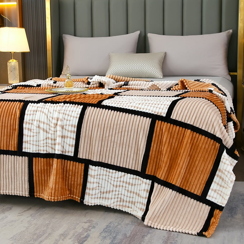 Coperta decorativa in pile