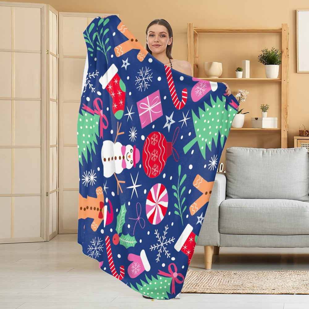 Accogliente coperta in pile a tema Halloween