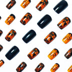Nail art con ragnatela a tema Halloween