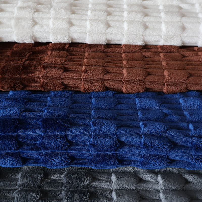 Coperta in pile strutturata accogliente da donna