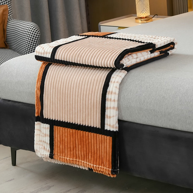 Coperta decorativa in pile