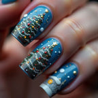 Nail art natalizia 3D festosa