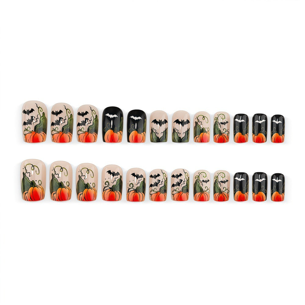 Set per unghie artificiali con motivo Halloween