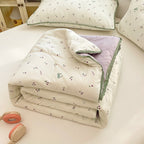 Piumino comfort da donna con delicato motivo floreale e imbottitura di alta qualità