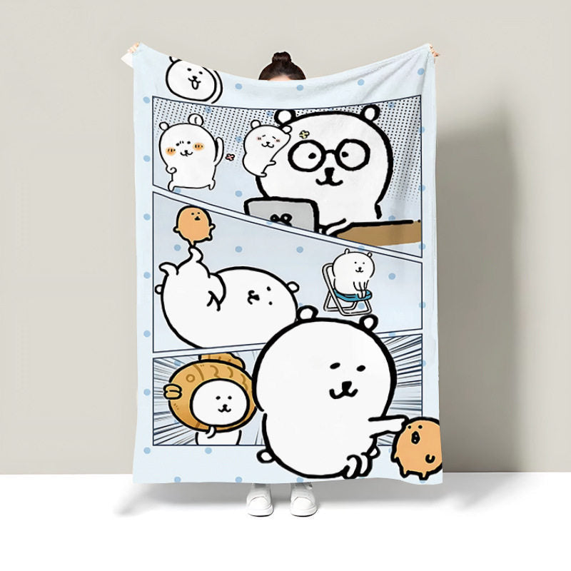 Coperta in pile a tema cartoni animati