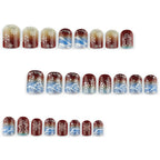 Nail art invernale decorativa