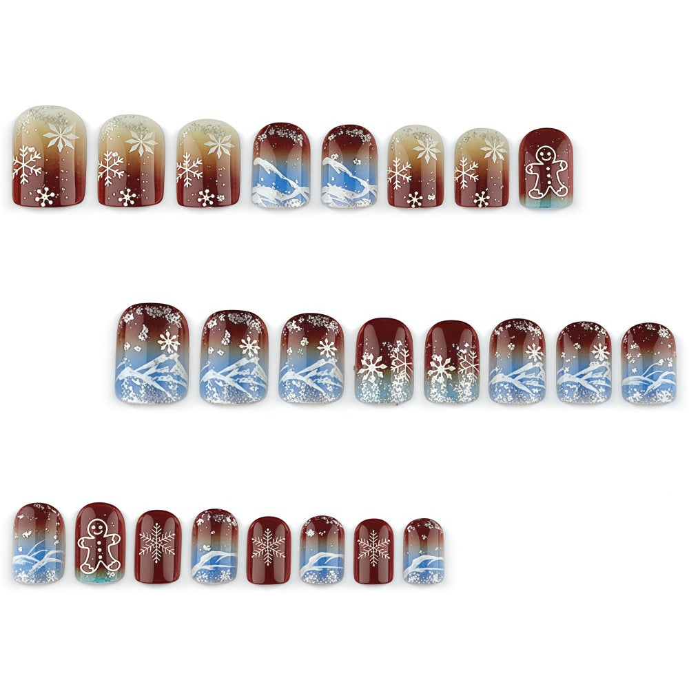 Nail art invernale decorativa