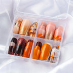 Set per nail art glitterato ispirato all'autunno