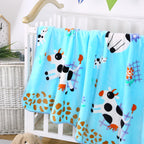 Coperta in pile con personaggio dei cartoni animati per bambini