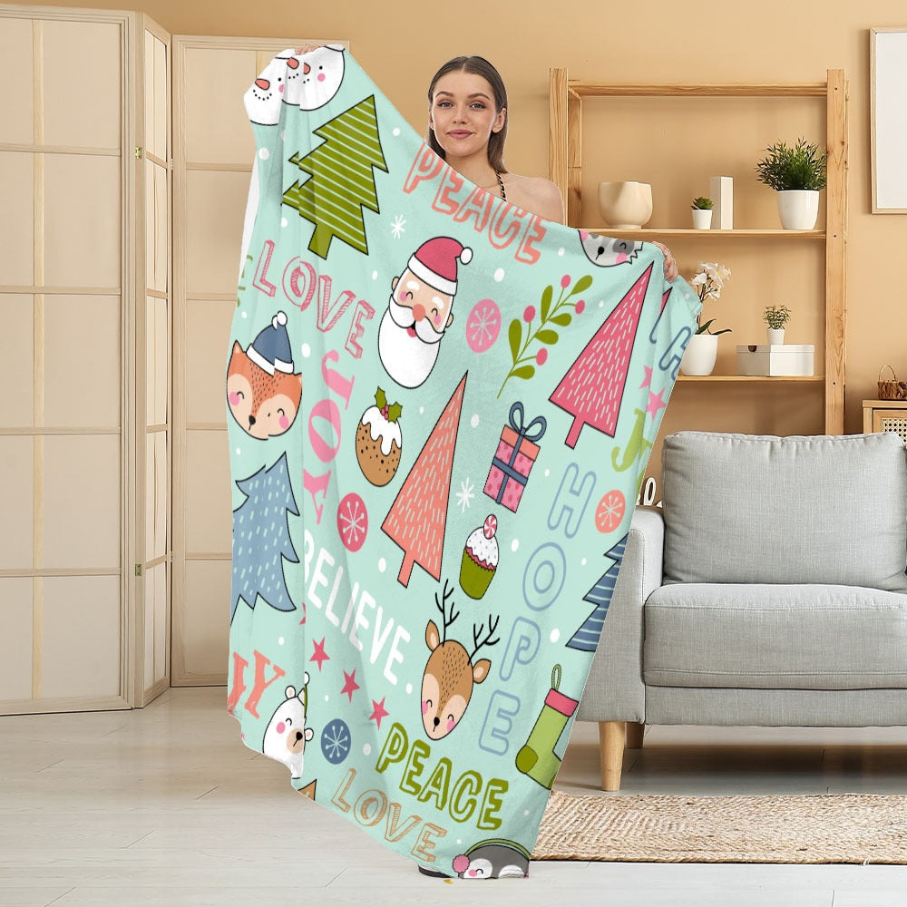 Accogliente coperta in pile a tema Halloween