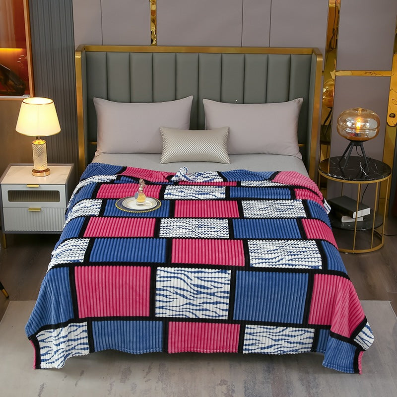Coperta decorativa in pile