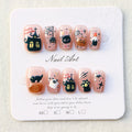 Set creativo per nail art a pressione a tema Halloween