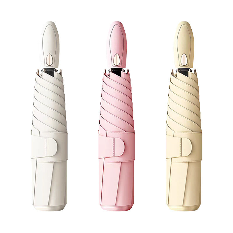 Ombrello compatto automatico da donna con impugnatura ergonomica