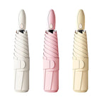 Ombrello compatto automatico da donna con impugnatura ergonomica