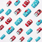 Nail art festosa del Paese delle Meraviglie Invernali