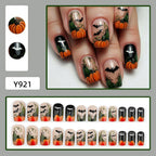 Set per unghie artificiali con motivo Halloween