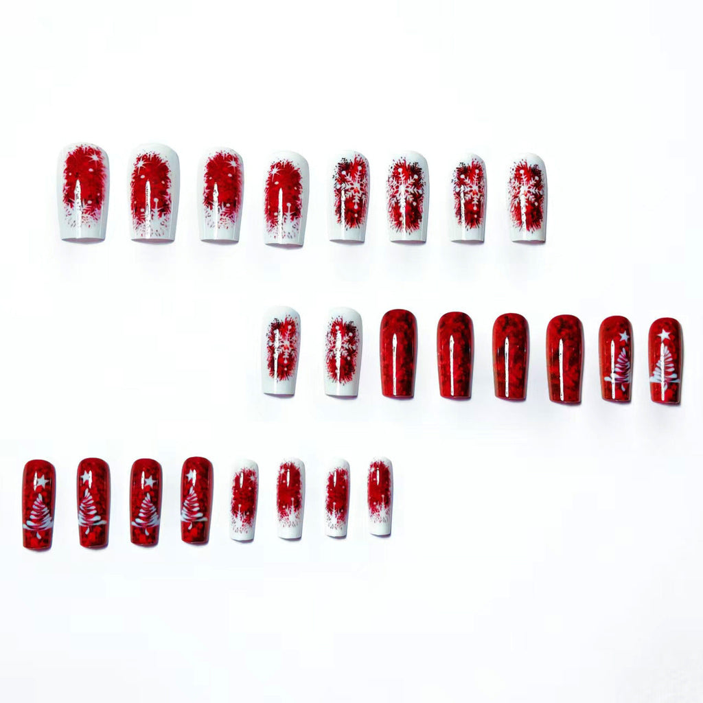 Festosa nail art natalizia scintillante