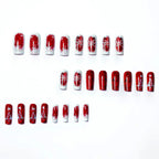 Festosa nail art natalizia scintillante