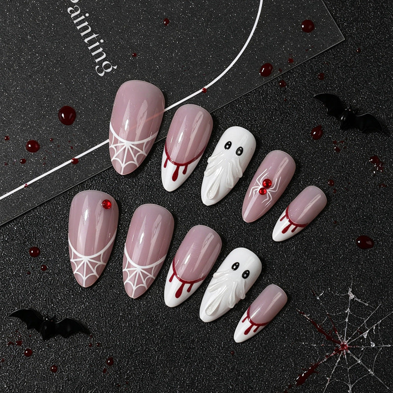 Set di unghie a pressione creativo a tema Halloween