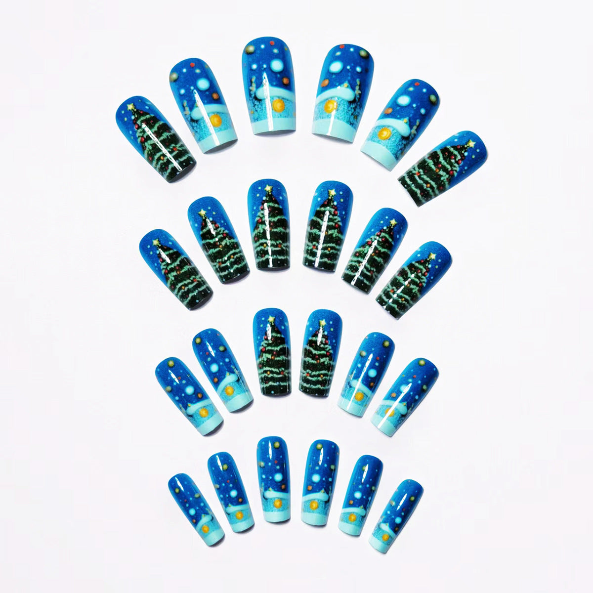 Nail art natalizia 3D festosa