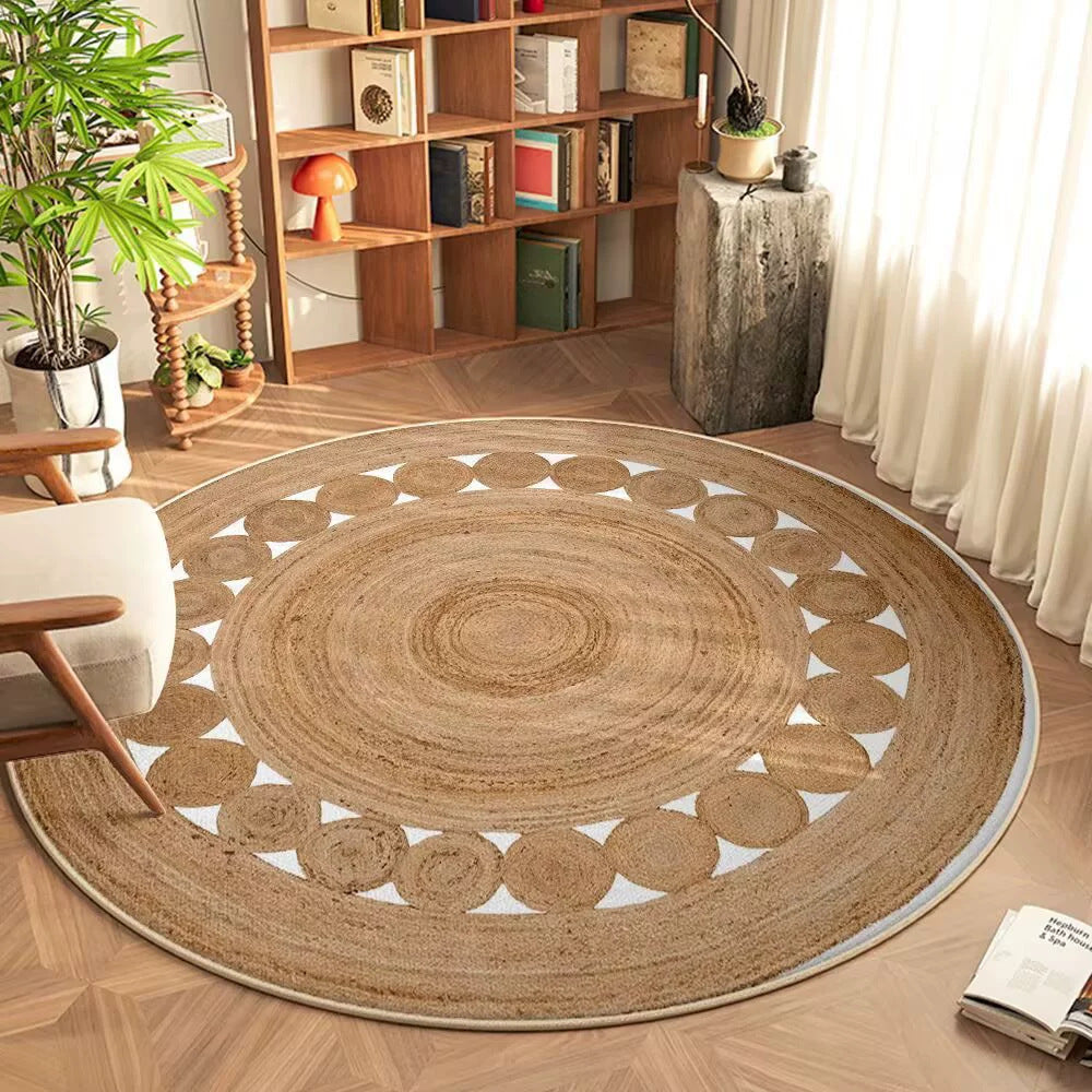 Tessuto rotondo per decorazioni per la casa