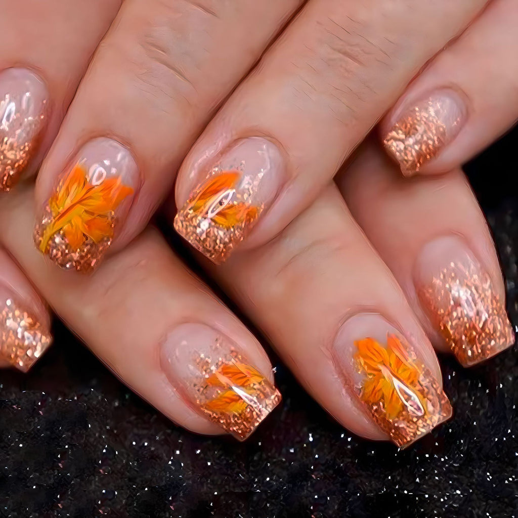 Set per nail art in gel ispirato all'autunno