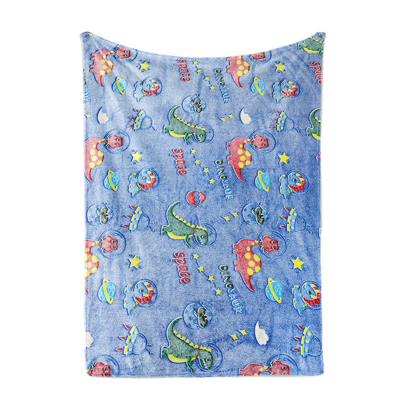 Coperta unisex in pile dinosauro