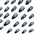 Nail art a tema invernale innevato