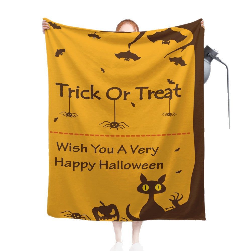 Coperta in pile a tema Halloween