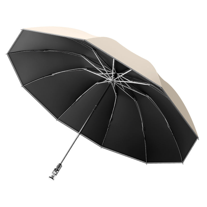 Ombrello pieghevole automatico elegante da donna con protezione UV