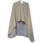 Coperta poncho in pile da donna elegante e confortevole