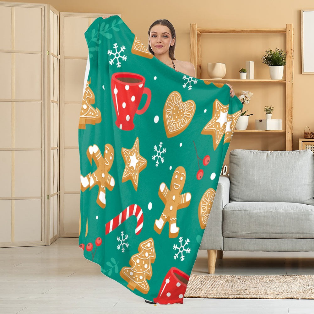 Accogliente coperta in pile a tema Halloween