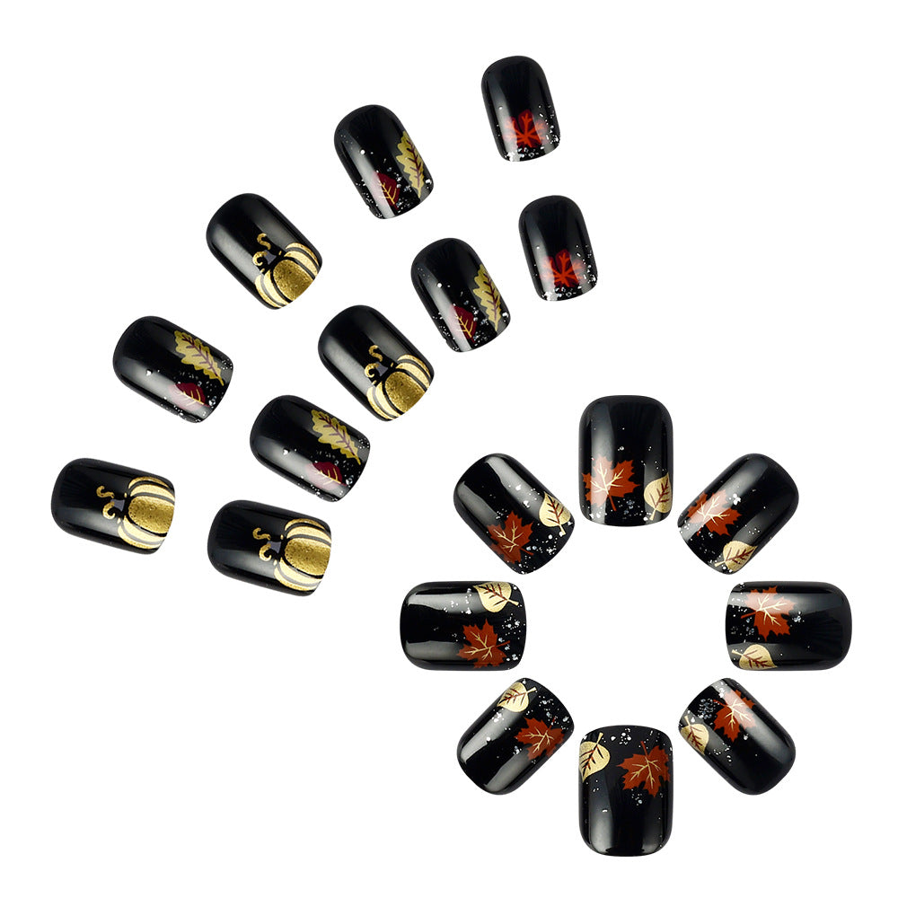 Design festivo per nail art autunnali