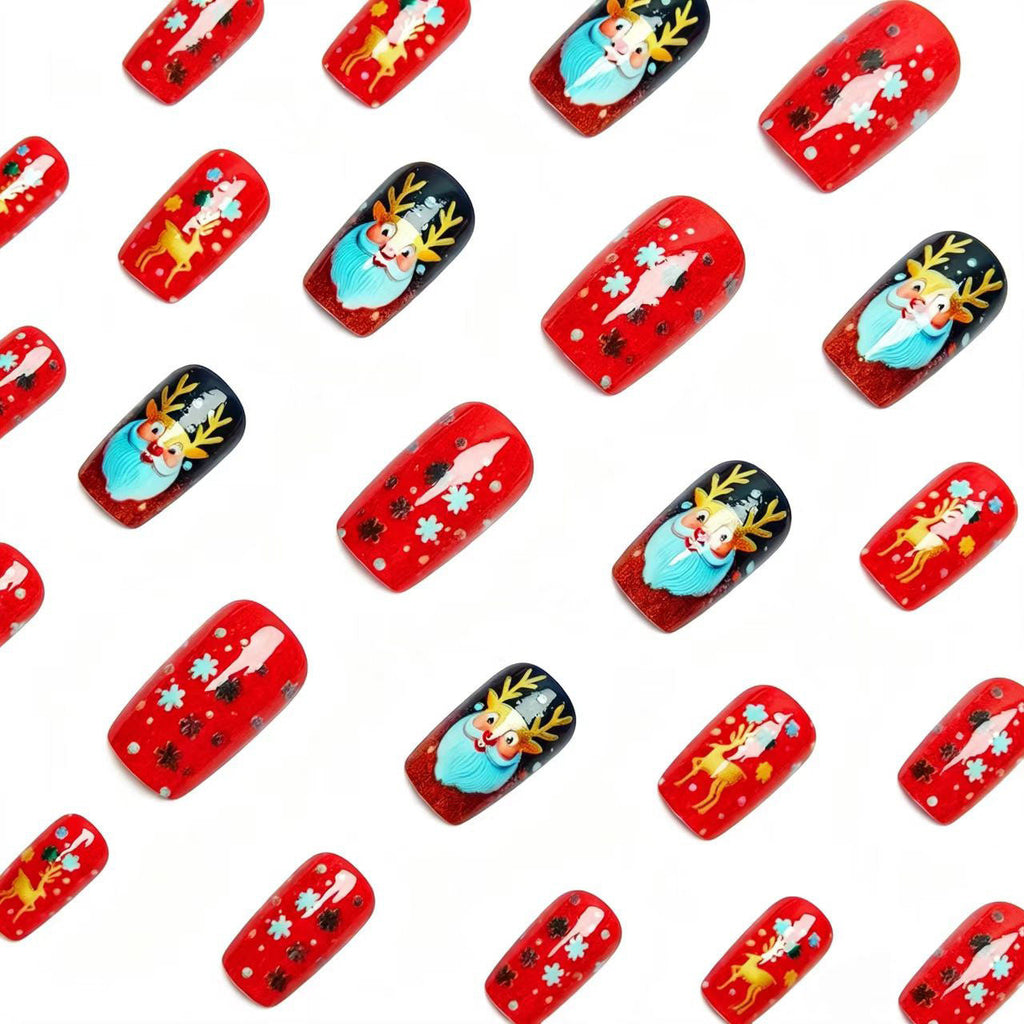 Set per nail art a tema natalizio