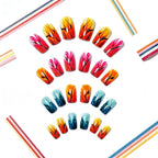 Design per nail art ispirato alle foglie autunnali