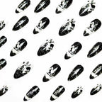 Nail art a tema invernale innevato