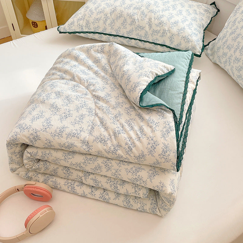 Piumino comfort da donna con delicato motivo floreale e imbottitura di alta qualità