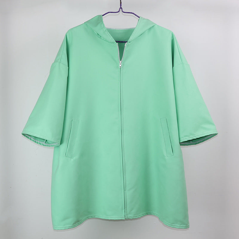 Cappotto con cappuccio idrorepellente