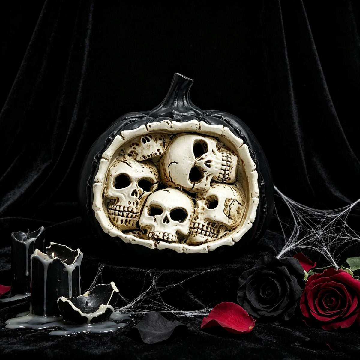 Figura decorativa creativa di Halloween a forma di zucca