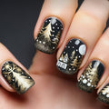 Elegante nail art invernale