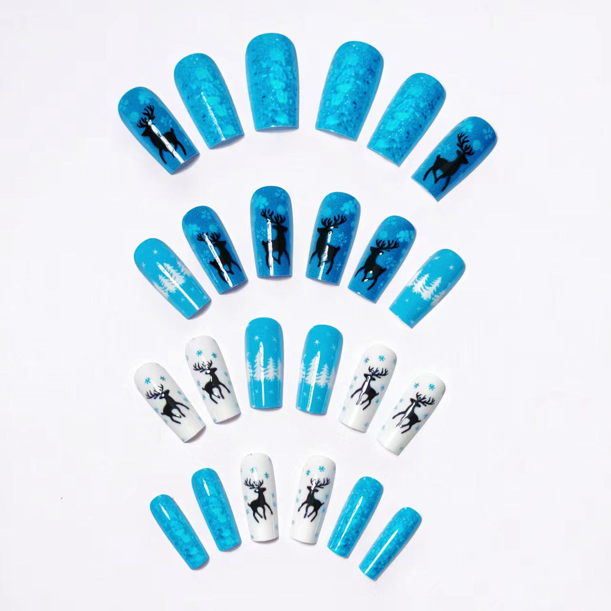 Nail art stagionale a tema invernale