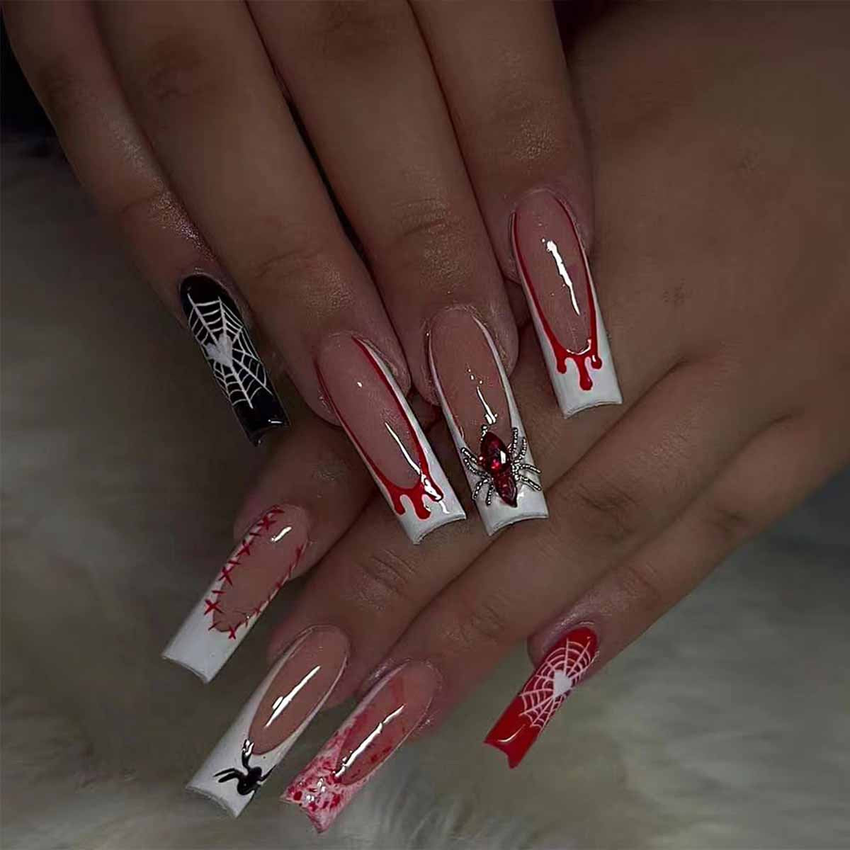 Nail art creativa a tema Halloween