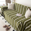 Coperta per divano con trama a righe