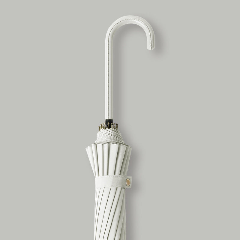 Ombrello pieghevole automatico da donna elegante con manico antiscivolo