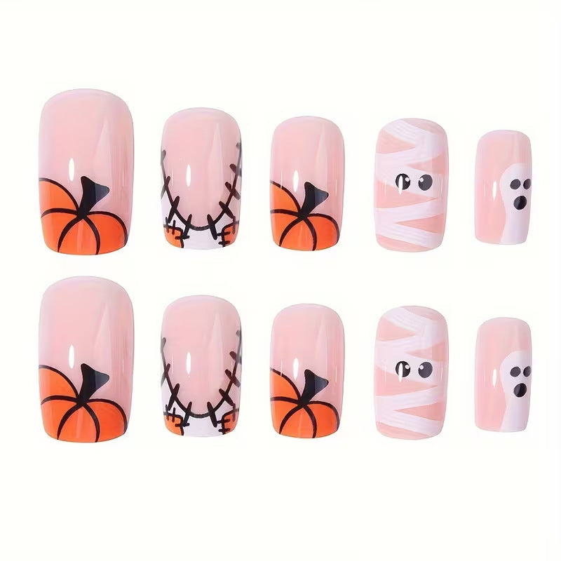 Set per nail art a pressione festivo di Halloween
