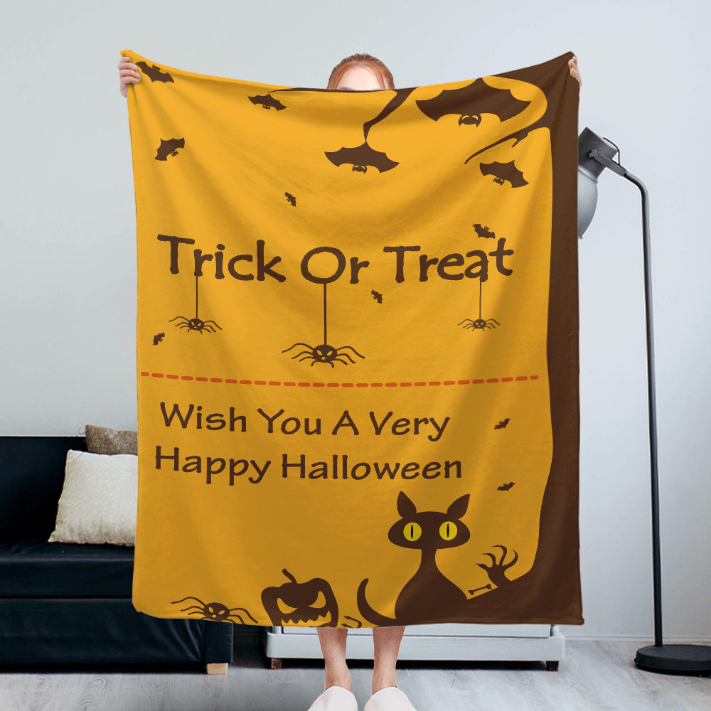 Coperta in pile a tema Halloween