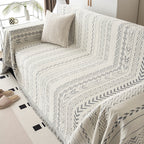 Coperta per divano con motivo geometrico