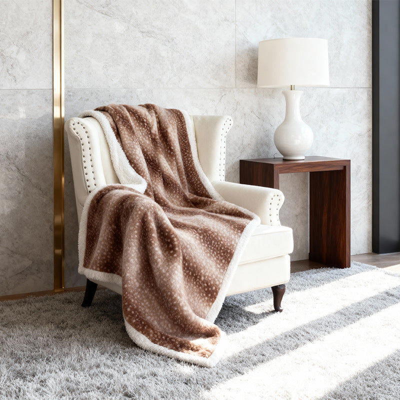Accogliente coperta per cani da donna in morbido pile e design moderno