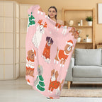 Accogliente coperta in pile a tema Halloween
